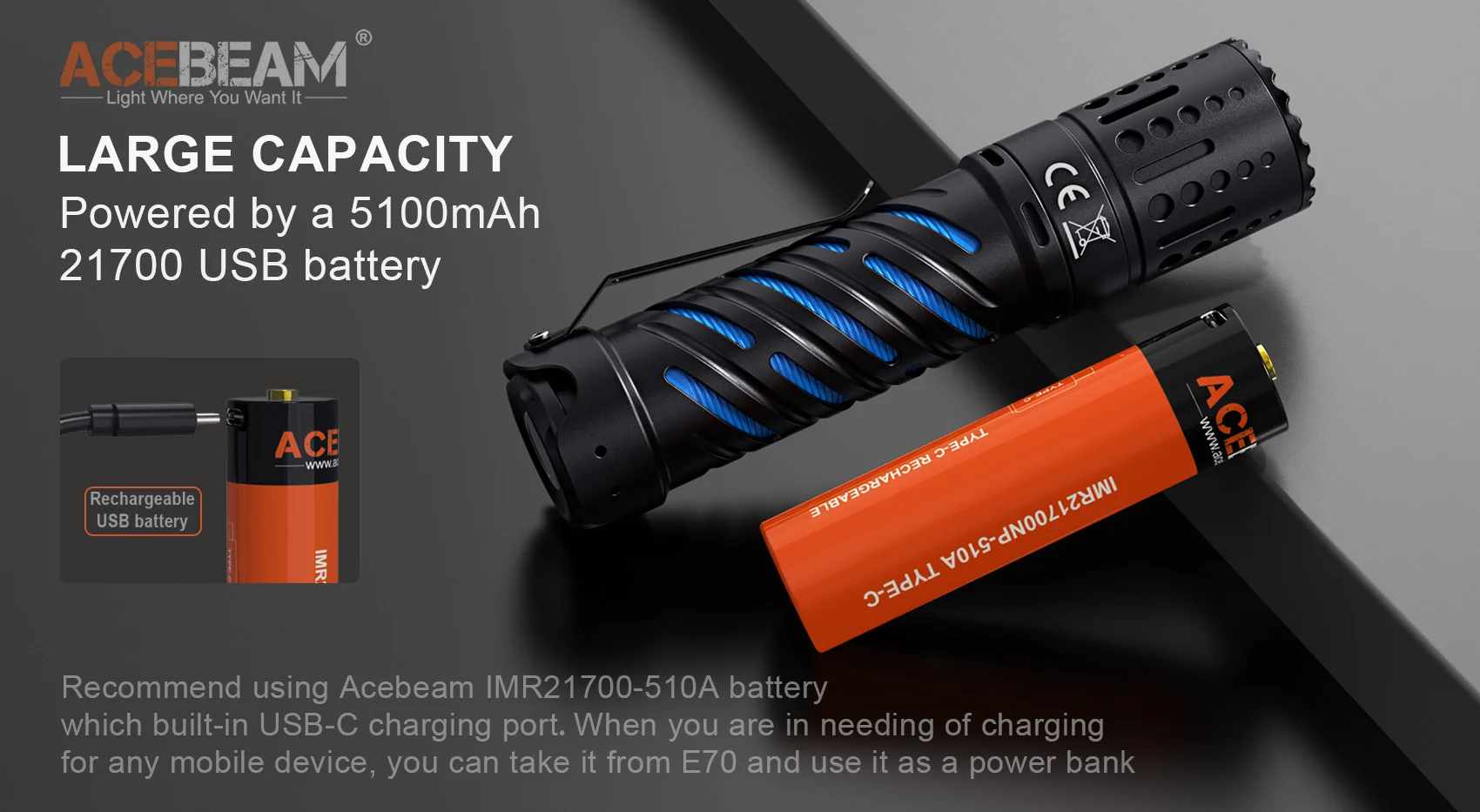 Acebeam E70 AL - Image 5