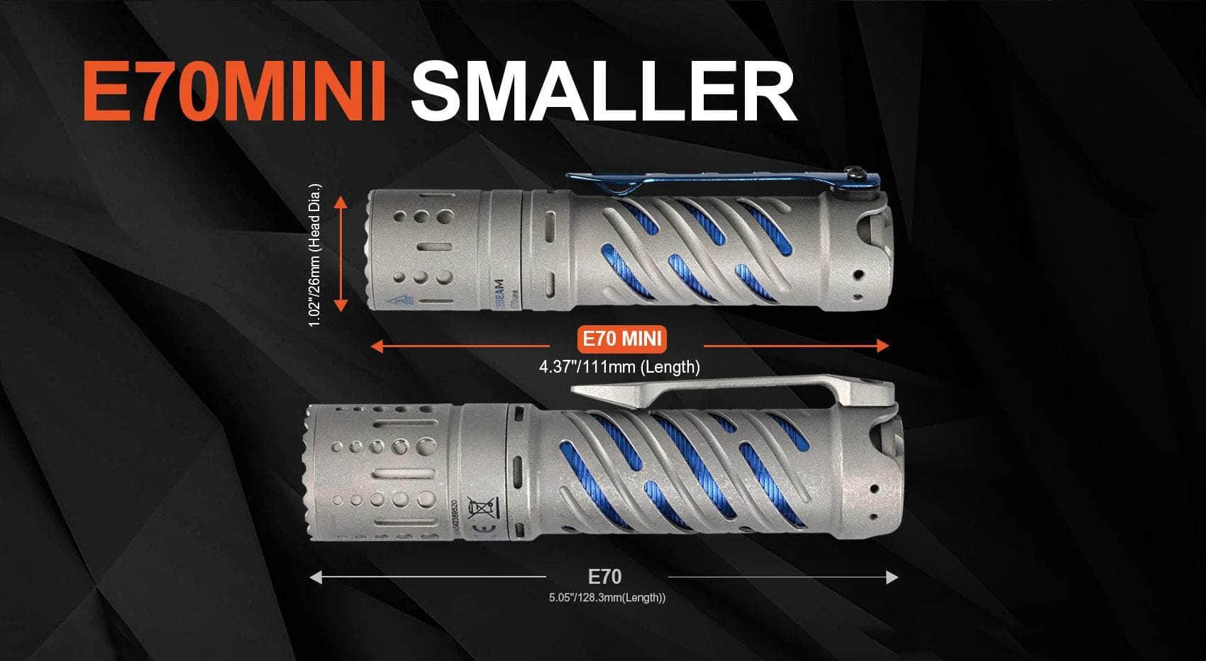 Acebeam E70 MINI TI High-CRI EDC Flashlight - Image 7