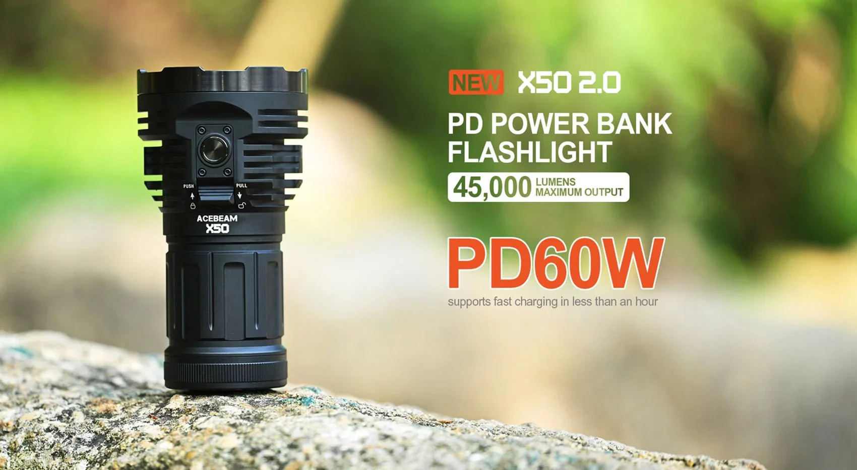 Acebeam X50 2.0 PD Power Bank Flashlight - Image 7