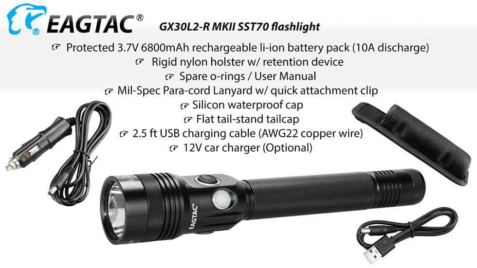 Eagletac GX30L2-R MKII SST70 Flashlight - Image 11