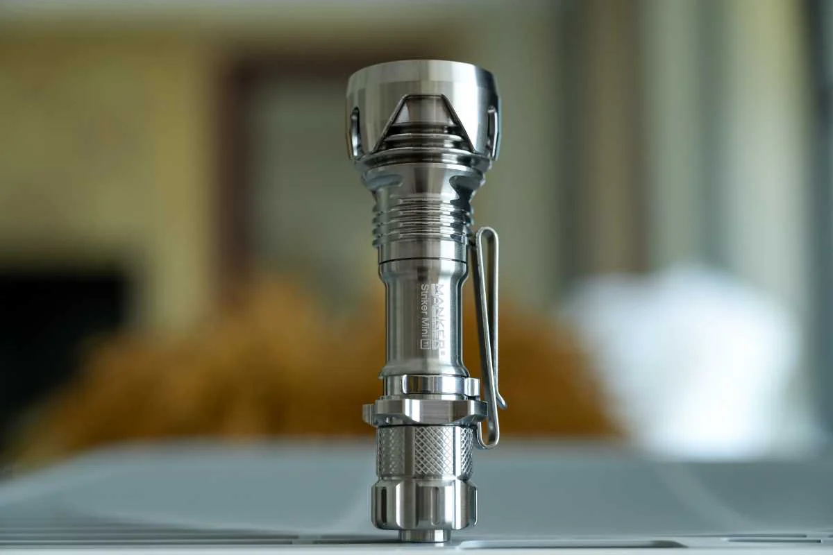 Manker Striker Mini Titanium EDC Flashlight - Image 5
