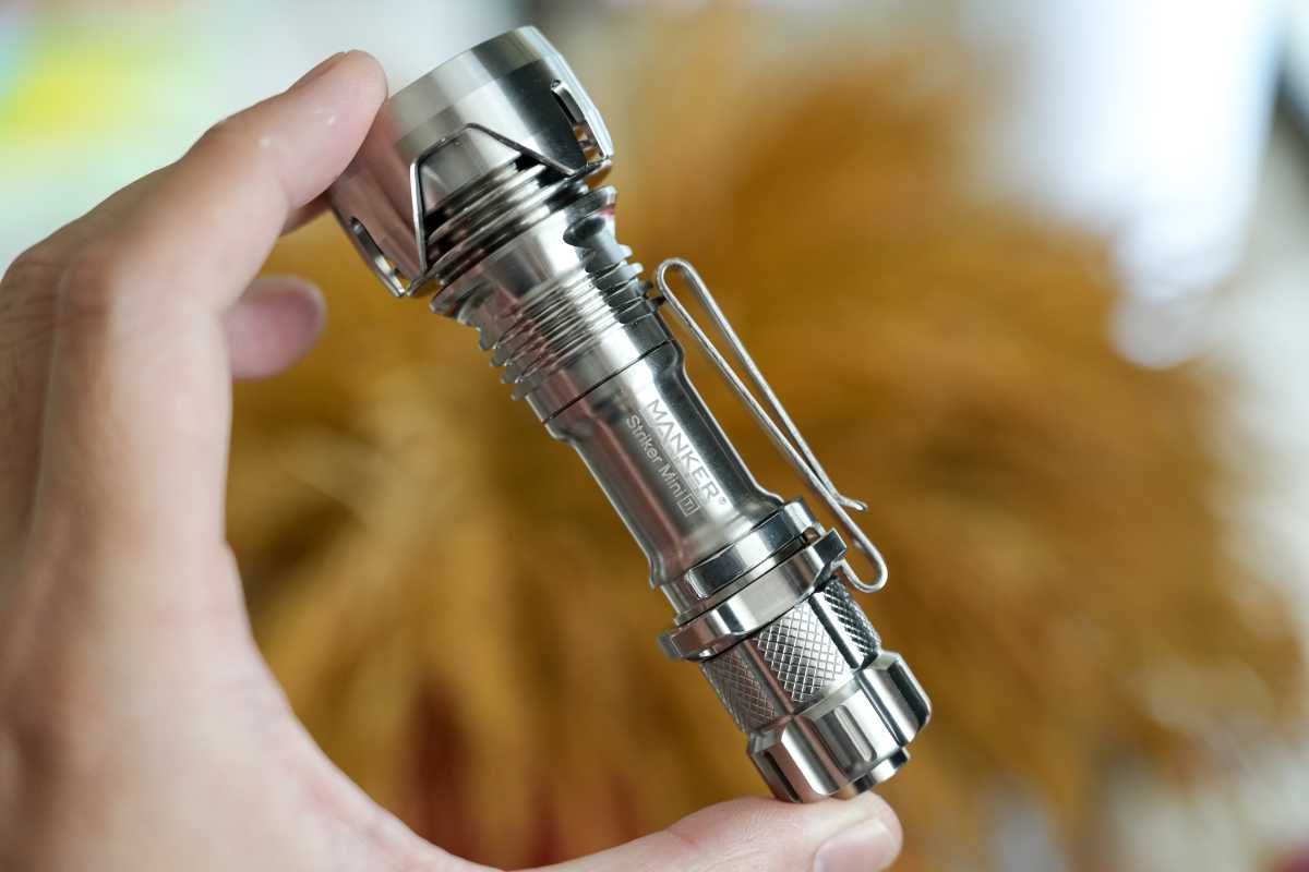 Manker Striker Mini Titanium EDC Flashlight - Image 7