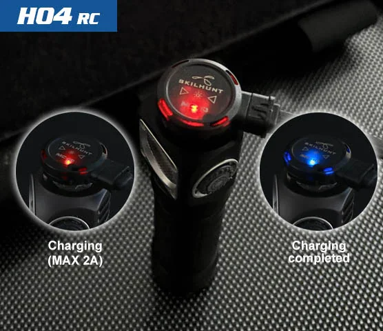 Skilhunt H04 RC / H04R RC USB Rechargeable Headlamp - Image 2
